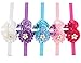 ROEWELL® Baby Headbands /Girl's HeadBand/ Hair Bow Infant Hairband (5 Pack)
