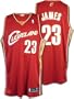 LeBron James Reebok NBA Authentic Maroon Cleveland Cavaliers Jersey