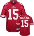 Michael Crabtree Jersey: Reebok Red Replica #15 San Francisco 49ers Jersey - XX-Large