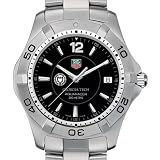 TAG HEUER watch:Georgia Tech TAG Heuer Watch - Men's Steel Aquaracer with Black Dial at M.LaHart