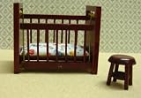 Review Streete Ahead  / Dolls House Cot and Stool 1/24 scale