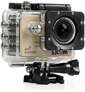 SJCAM SJ5000 Novatek 96655 14MP 170° Wide Angle 2.0'' LCD 1080P Sport Action Camera Waterproof Cam HD Camcorder Outdoor for Vehicle Diving Swimming (Gold)
