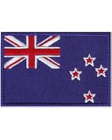 New Zealand Flag Embroidered Sew on Patch