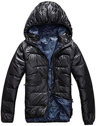 sany58520 POP Charm Mens Outdoor Duck Down 90% SKI Waterproof Coat Hooded Outerwear