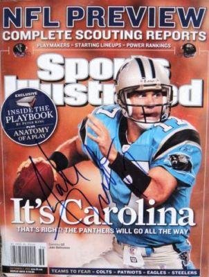 Jake Delhomme Signed NL Sports Illustrated Magazine COA - Autographed NFL Magazines