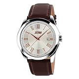 Mens Watch Unique Analog Quartz Water Resistant Business