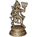 Hindu God Hanuman Brass Sculpture in Standing Posture 3.75 inches
