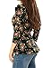 Allegra K Woman Printed Tunic Peplum Top