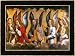 Angels Playing Musical Instruments, Right Hand Panel from a Triptych Framed Art Poster Print by Hans Memling, 26x19