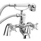 TRADITIONAL CHROME BATHOOM BATH MIXER SHOWER TAP