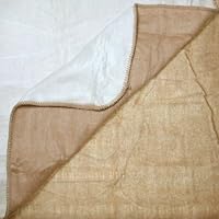 Sunbeam reversible electric throw blanket, CAMEL/NATURAL.