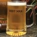 Glass Best Man Mug