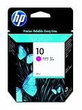 Original HP 10 Magenta Ink Cartridge in Retail Packaging