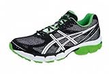 Original Asics GEL-PULSE 4 Laufschuh Herren sckwarz/weiss/neon grün, Größe:50.5