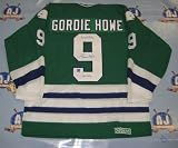GORDIE HOWE Hartford Whalers Signed Last Game JERSEY