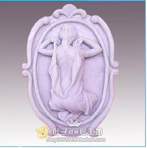 SDONG Lady S154 Craft Art Silicone Soap mold Craft Molds DIY Handmade soap molds