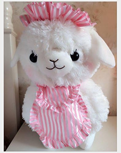 Coeus 1 Pcs Cute & Lovely Bedtime Plush Animal /Plush Toy Soft Doll,the Best Gift for Kids/children/girlfriend, Soft Stuffed Plush Toy- Cafe Alpaca Waiter/ Waitress (No.2),16.5 Inch / 42 Cm