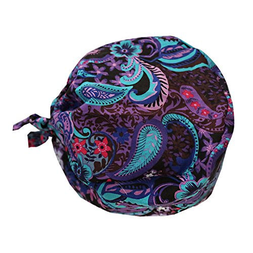 JINSHI Unisex Adjustable Surgical Hat Scrub Cap with Sweatband