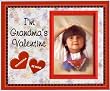 Grandma's Valentine (candy hearts) Picture Frame Gift