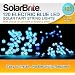 Solar Brite Deluxe BLUE Solar Fairy Lights 120 LED Super Bright Decorative String, choice of light effect. Ideal for Trees, Gardens, Parties & More...