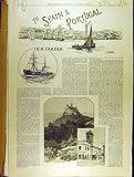 1892 SPAIN PORTUGAL TRAVEL TRADE SHIP MALAGA VALENCIA