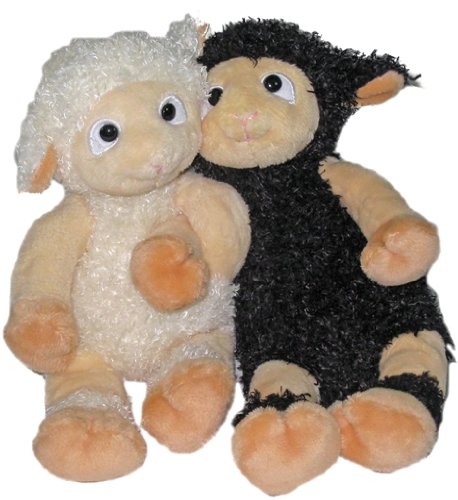 Heunec 767577 - Friendsheep, Wolly Sunshine und Blacky Moonlight - P&auml;rchen 21 cm Preisvergleich