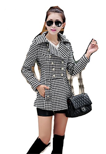 秋物 冬物 ジャケット コート シンプルな柄 ウエスト絞り Aラインコート カジュアル キュート 大きくカワイイ襟 ポケットもお洒落に ABC022