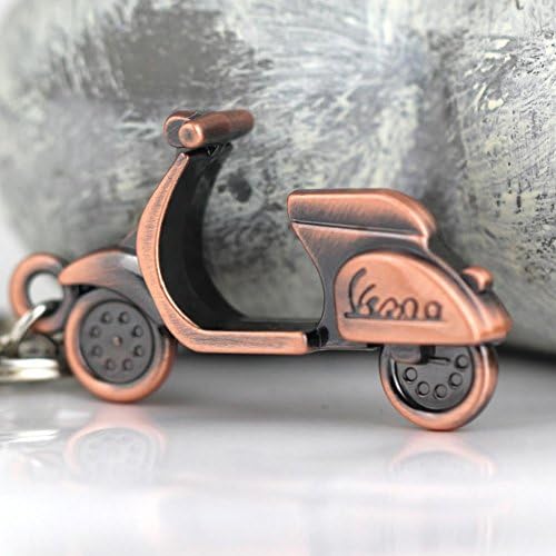 Diamond Perfume Bling Beauty M Funny D Scooter Model Copper Motorcycle Motor Bike Key Chain Ring Keychain Keyring Keyfob