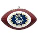 PITTSBURGH PANTHERS Mini-Replica NCAA Football CHRISTMAS ORNAMENT (Star Design)