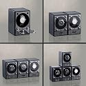 Designh&uuml;tte Watch Winder Piccolo Carbon Fibre Finish- Starter Set with Adapter Perfect for Breitling Rolex Omega Tag Heuer Tissot Hamilton etc