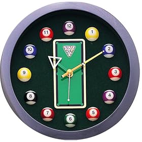 Billiard Table Wall Clock