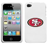iPhone 4 San Francisco 49ers White Snap on Superior Hard Cover