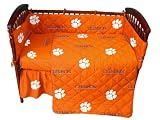Clemson Tigers Baby/Infant Little Fan Crib Set NCAA