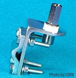 MIRROR MOUNT 3 way Aluminum with Stud for CB / Ham Radio Antenna Bracket - Workman RV1