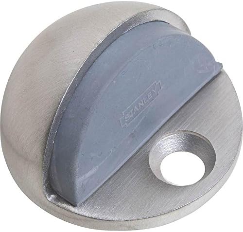 Stanley National S829-226 1/4" x 2" Satin Stainless Steel Dome Door Stop