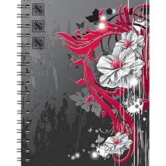 Buy Wire-o Journal - Anime Flowers - Medium ( Black wire-o ) by Piccadilly now!