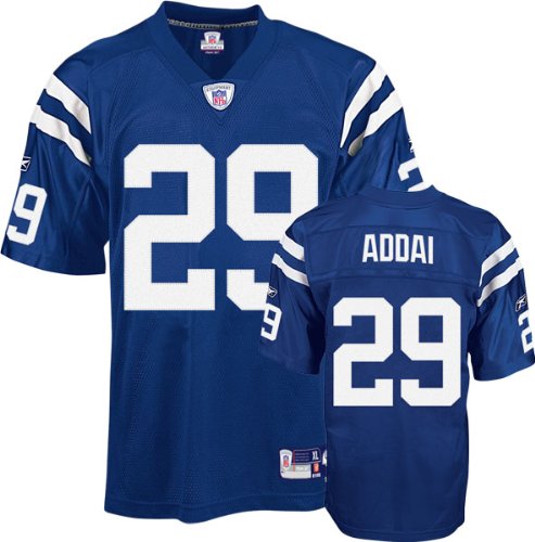 Joseph Addai Blue Reebok NFL Premier Indianapolis Colts Jersey