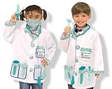 Melissa & Doug Doctor Costume Deluxe Role Play Set