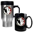 Florida State Seminoles NCAA Stainless Travel Mug And Ceramic Mug Set by Great American Products