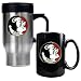Florida State Seminoles NCAA Stainless Travel Mug And Ceramic Mug Set