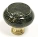 Top Knobs-Chateau Collection M120 Green Ubatuba Granite with Brass Base