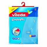Produkt-Bild: Vileda 1000920 B&uuml;geltischbezug ComfortPlus Viva Express, Universale Pa&szlig;form f&uuml;r B&uuml;geloberfl&auml;chen von 38-45cm Breite und 120-130cm L&auml;nge