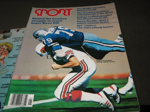 Sport Magazine (Dallas Cowboys , Super Bowl Xlll , Cowboy Harvey Martin Sacking Cardinal Jim Hart , Howard Cosell, January 1979)
