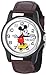 Disney Mickey Mouse Men's MCK617 Black and Brown Strap Moving Hands Watch