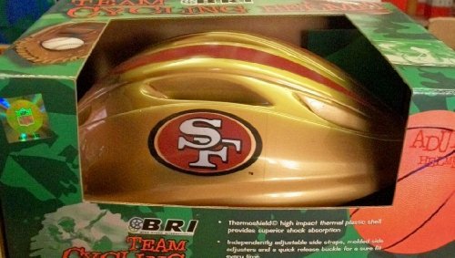San Francisco 49ers Adult Team Bike Helmet