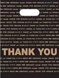 Plastic Handle Shopping Gift Bag (Thank You) 12