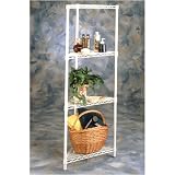 White Corner Shelving Storage Unit by InterMetro