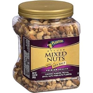 Planters Deluxe Mixed Nuts with Sea Salt - 34 oz.