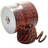 Buy 1 2 x 50' Black Orange All Purpose Poly Rope by Generic