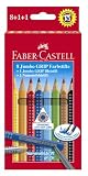 Produkt-Bild: Faber Castell 280921 - Jumbo Grip Farbstifte 8er mit Bleistift und Namensfeldstift